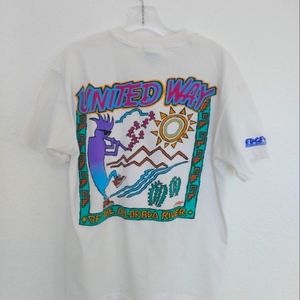 👾VTG 90s Kokapelli cotton Tee